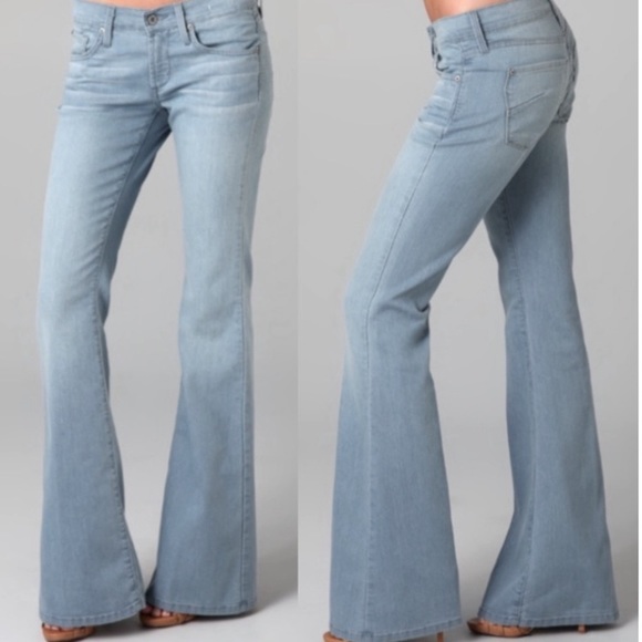 James Jeans Ultra Flare Leg Style in Light Blue Wash. EUC - Picture 7 of 9